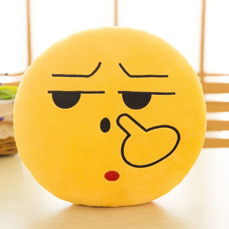 Cute Plush Napping Pillow – Funny Face Emotional Cushion for Kids & Adults-32cm