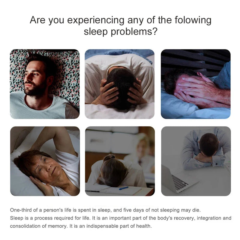 BXA wireless sleep aid head massager for migraine relief, insomnia support and stress therapy