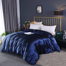 LUXURY SATIN DUVET COVER HIGH DENSITY FABRIC WITH SILKY RAYON FEEL FOR HOME  HOTEL USE FEI ZHI TIAN