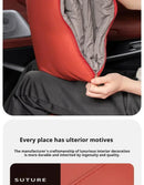 Multifunctional Car Blanket Pillow – Leather Cushion Quilt for Travel and Interior Comfort