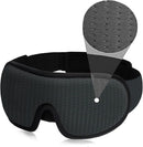 3D Sleep Mask Lights Blockout | Soft Memory Foam Eye Shade for Total Darkness & Comfort