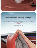 Multifunctional Car Blanket Pillow – Leather Cushion Quilt for Travel and Interior Comfort