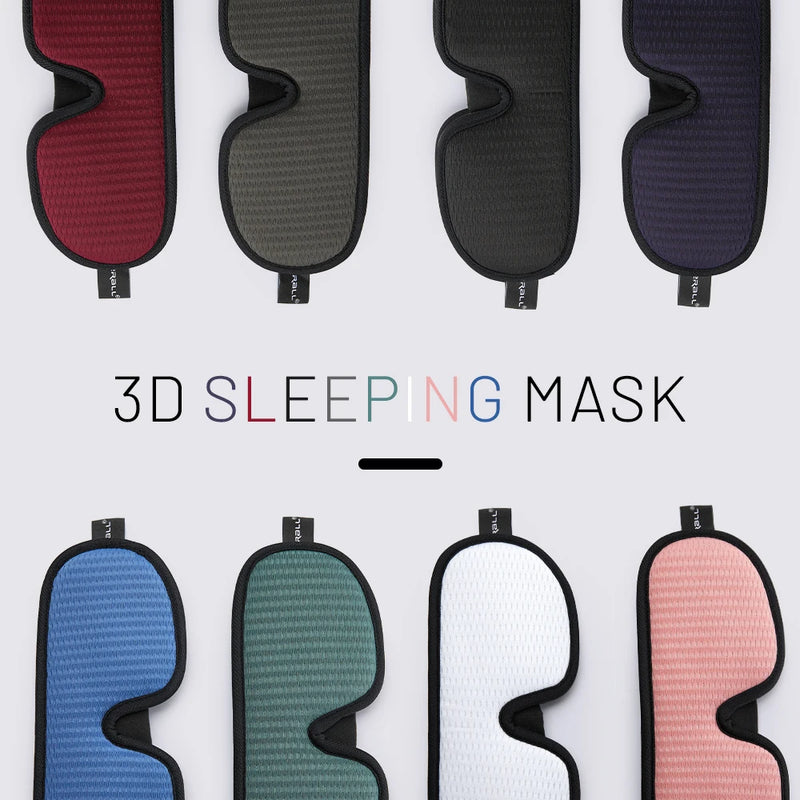 3D Sleep Eye Mask for Sleeping Mask Soft Memory Foam Blindfold Sleeping Aid Eyepatch Mask for Travel