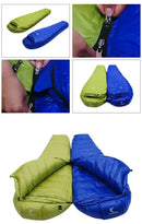 Winter Down Sleeping Bag – Lightweight Goose Down Camping Bag for Cold Weather