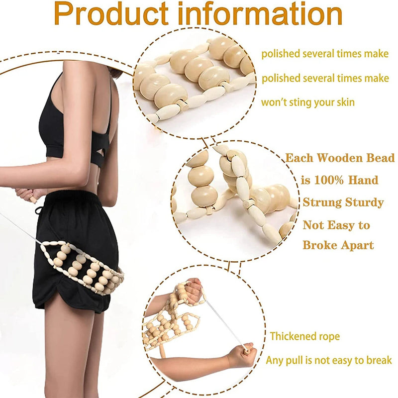 Wood Therapy Massage Tools – Lymphatic Drainage & Body Sculpting Kit  Anti-Cellulite Maderoterapia