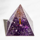 Natural Crystal Energy Pyramid – Peridot & Amethyst Reiki Healing Chakra Decor