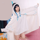 Animal Wearable Hooded Blanket Cloak – Soft Coral Fleece Cosplay Shawl