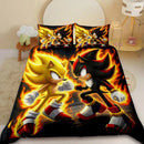 Sonic the Hedgehog cartoon duvet cover and pillowcase bedding set for kids bedroom décor