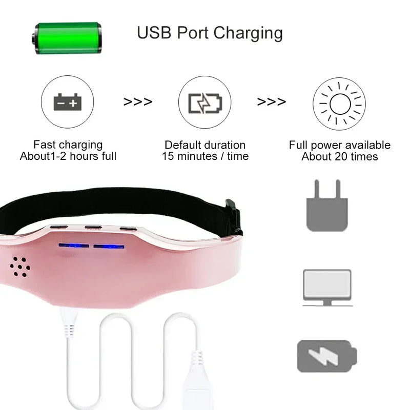 BXA wireless sleep aid head massager for migraine relief, insomnia support and stress therapy