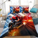 Sonic the Hedgehog cartoon duvet cover and pillowcase bedding set for kids bedroom décor