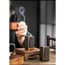 Square vertical incense burner alloy incense holder for indoor aromatherapy and home décor