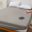 Waterproof Fitted Sheet Mattress Protector – Breathable, Anti-Dust Mite,  Polyester Cotton Bedding