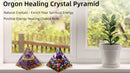 Natural Crystal Energy Pyramid – Peridot & Amethyst Reiki Healing Chakra Decor