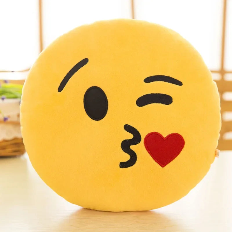 Cute Plush Napping Pillow – Funny Face Emotional Cushion for Kids & Adults-32cm