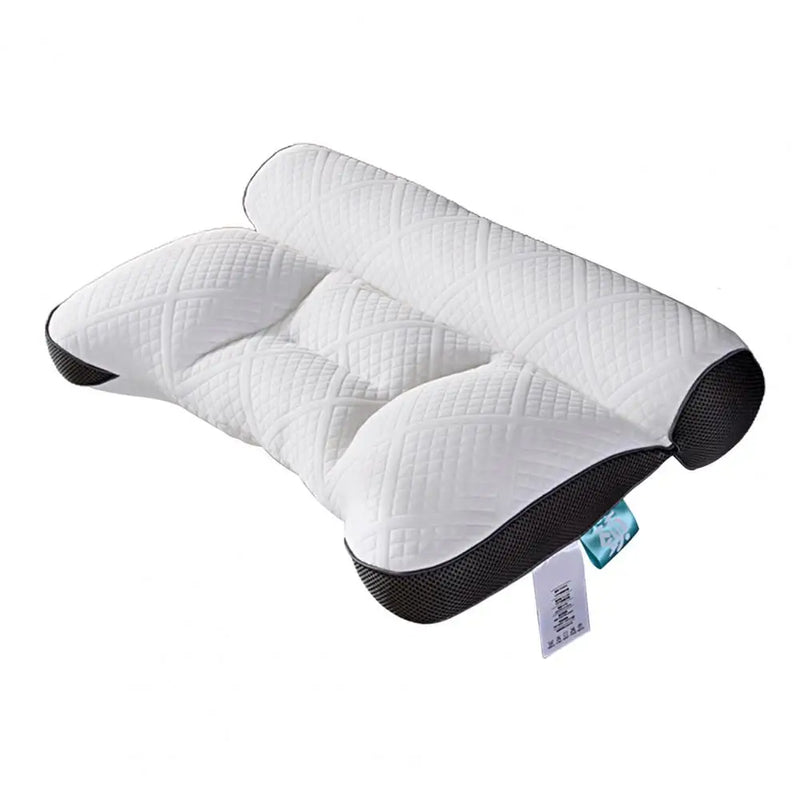 Ergonomic memory foam neck support pillow for side, back and stomach sleepers