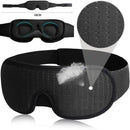3D Contoured Sleep Mask – Ultra-Soft Padded Eye Cover for Travel