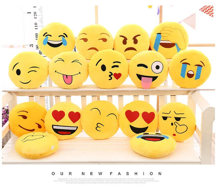 Cute Plush Napping Pillow – Funny Face Emotional Cushion for Kids & Adults-32cm