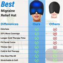 Wearable Hot Cold Therapy Cap – Migraine Relief, Stress & Pain Management Ice Hat Eye Mask