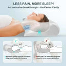 Sleep memory pillow butterfly memory foam neck pillow for cervical support, side and stomach sleeper