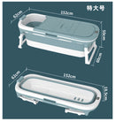 Foldable Adult Bathtub – Thickened Full Body Plastic Soaking Tub for Home Use
