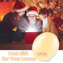 Wake Up Light Alarm Clock with Sunrise/Sunset Simulation, Dual Alarms, Radio, 7 Colour Lights
