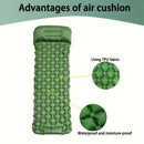 Outdoor Camping Inflatable Sleeping Pad With Built-in Pump And Pillow
