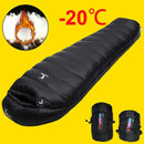 Winter Down Sleeping Bag – Lightweight Goose Down Camping Bag for Cold Weather
