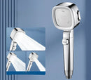 High-Pressure Shower Head – 3 Modes, Water-Saving, One-Key Stop