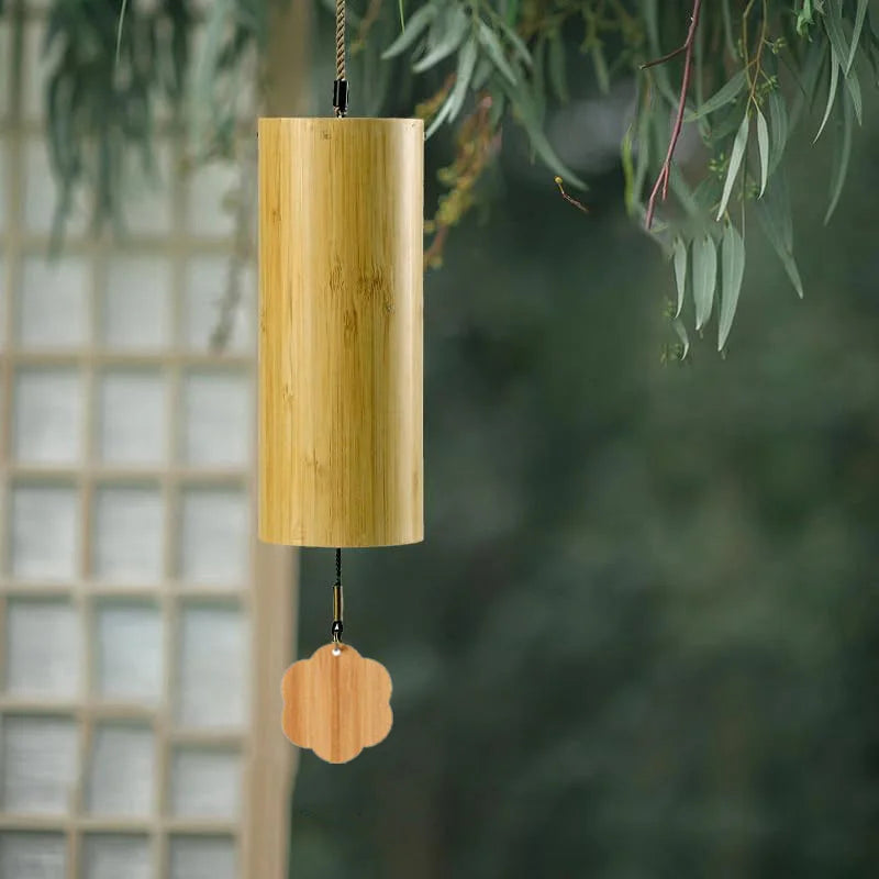 Windbell Bamboo Wind Chime With 8 Tone Rods For Meditation & Garden Decor
