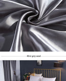 LUXURY SATIN DUVET COVER HIGH DENSITY FABRIC WITH SILKY RAYON FEEL FOR HOME  HOTEL USE FEI ZHI TIAN