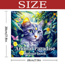 Adults Coloring Book by Animal Paradise Adults – Therapeutic Art Therapy with Cats & Floral Designs