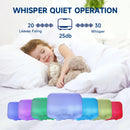 500ml essential oil diffuser with ultrasonic humidifier, timer function and colourful LED lighting