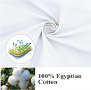 100% Egyptian Cotton Fitted Sheet with Elastic Bands | 400TC