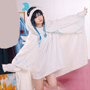 Animal Wearable Hooded Blanket Cloak – Soft Coral Fleece Cosplay Shawl
