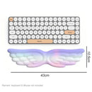 Cloud Keyboard & Mouse Pad with Wrist Rest – Ergonomic Memory Foam Support for Office & Gaming