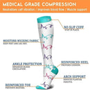 Compression Stockings  Anti-Fatigue, Varicose Veins Relief, and Sports Socks for Men and Women