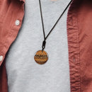 Natural Chakra Rune Pendant – Lapis, Obsidian, Amethyst Reiki Healing Necklace