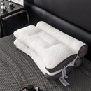 Ergonomic memory foam neck support pillow for side, back and stomach sleepers