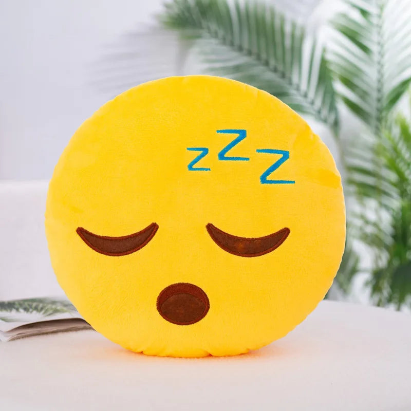 Cute Plush Napping Pillow – Funny Face Emotional Cushion for Kids & Adults-32cm