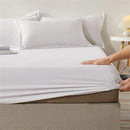 100% Cotton Fitted Bed Sheet with Elastic Band – Adjustable Anti-Slip Mattress Cover