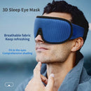 3D Contoured Sleep Mask – Ultra-Soft Padded Eye Cover for Travel