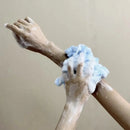 Japanese exfoliating bath towel ultra-long back scrubber with dual-sided shower washcloth