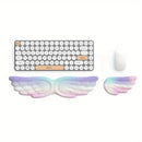 Cloud Keyboard & Mouse Pad with Wrist Rest – Ergonomic Memory Foam Support for Office & Gaming