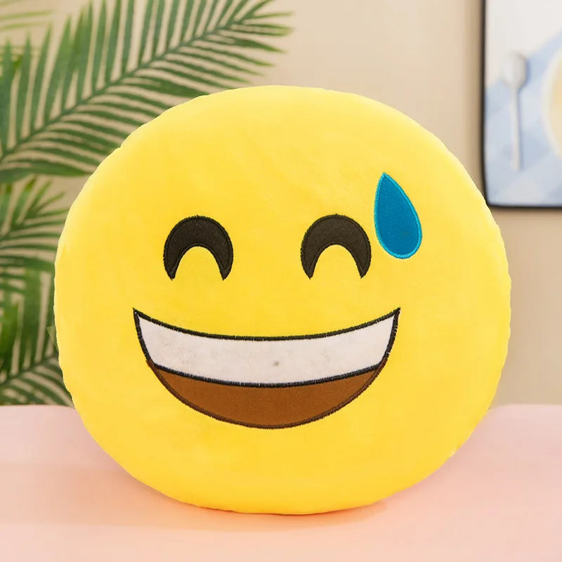 Cute Plush Napping Pillow – Funny Face Emotional Cushion for Kids & Adults-32cm