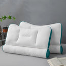 Ergonomic memory foam neck support pillow for side, back and stomach sleepers