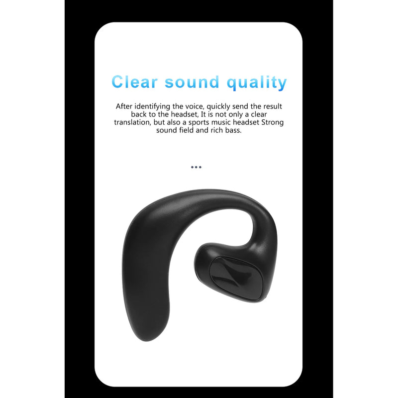 M8 Language Translator Earbuds – 144 Languages, High Accuracy, Wireless Bluetooth Translation