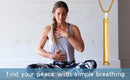 Stainless steel mindful breathing necklace – anxiety relief and meditation tool