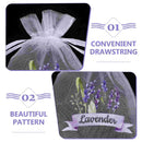 Lavender Sachet Bags Drawstring Pouch – Empty Mesh Perfume Storage Bags for Dried Flowers and Gifts