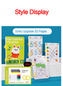 Magical Tracing Workbook for Kids Reusable Handwriting Practice & Drawing Educational Copybook