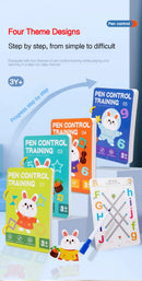 Magical Tracing Workbook for Kids Reusable Handwriting Practice & Drawing Educational Copybook